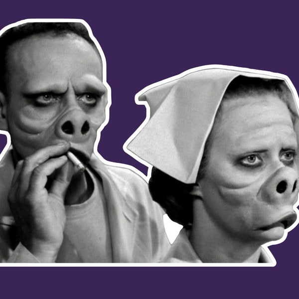 Twilight zone (eye of the beholder) - die cut sticker