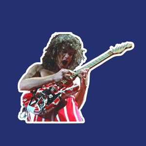 Eddie Van Halen Die Cut Sticker Decal