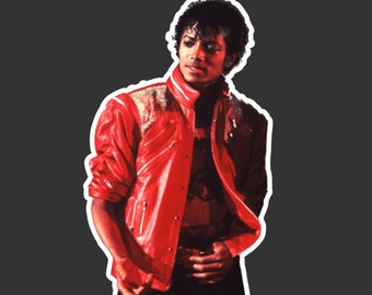 Michael Jackson Die Cut Sticker Decal