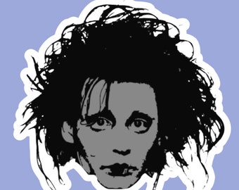 Edward Scissorhands Johnny Depp Sticker Decal