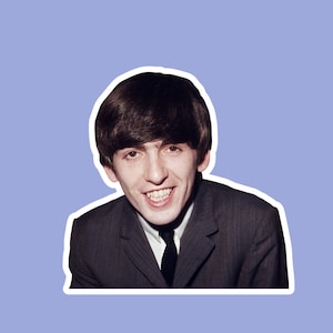 The Beatles George Harrison Sticker Decal