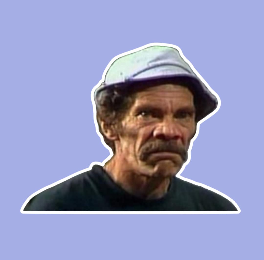 Sticker Don Ramon Animado Don Ramon El Chavo Del Ocho Sticker Decal - Etsy