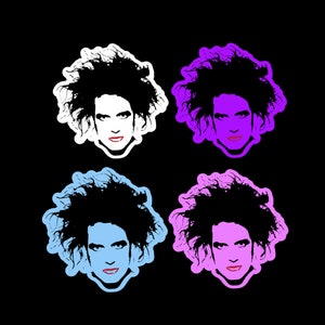 The Cure Robert Smith Sticker Decal
