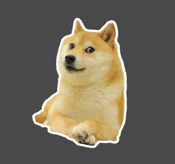 Dogecoin Shiba Inu Dog Sticker Decal Canada