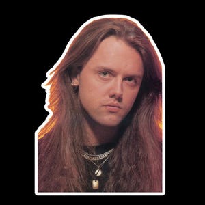 Metallica Lars Ulrich Die Cut Sticker Decal