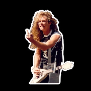 Metallica James Hetfield Die Cut Sticker Decal
