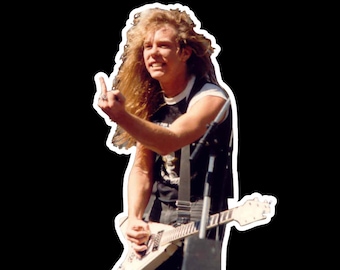 Metallica James Hetfield Die Cut Sticker Decal