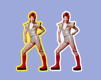 David Bowie Ziggy Stardust Sticker Decal