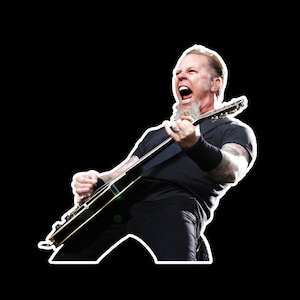Metallica James Hetfield Sticker Decal