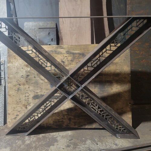 I Beam Style Table Legs DXF File Etsy