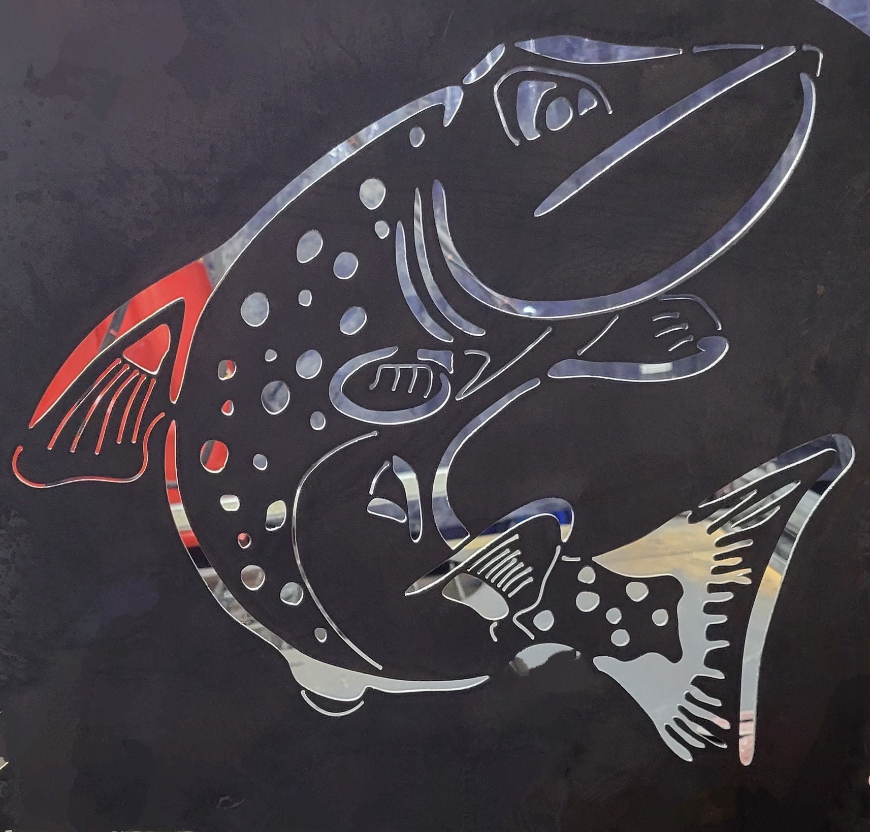 Metal Pike Fish -  Canada
