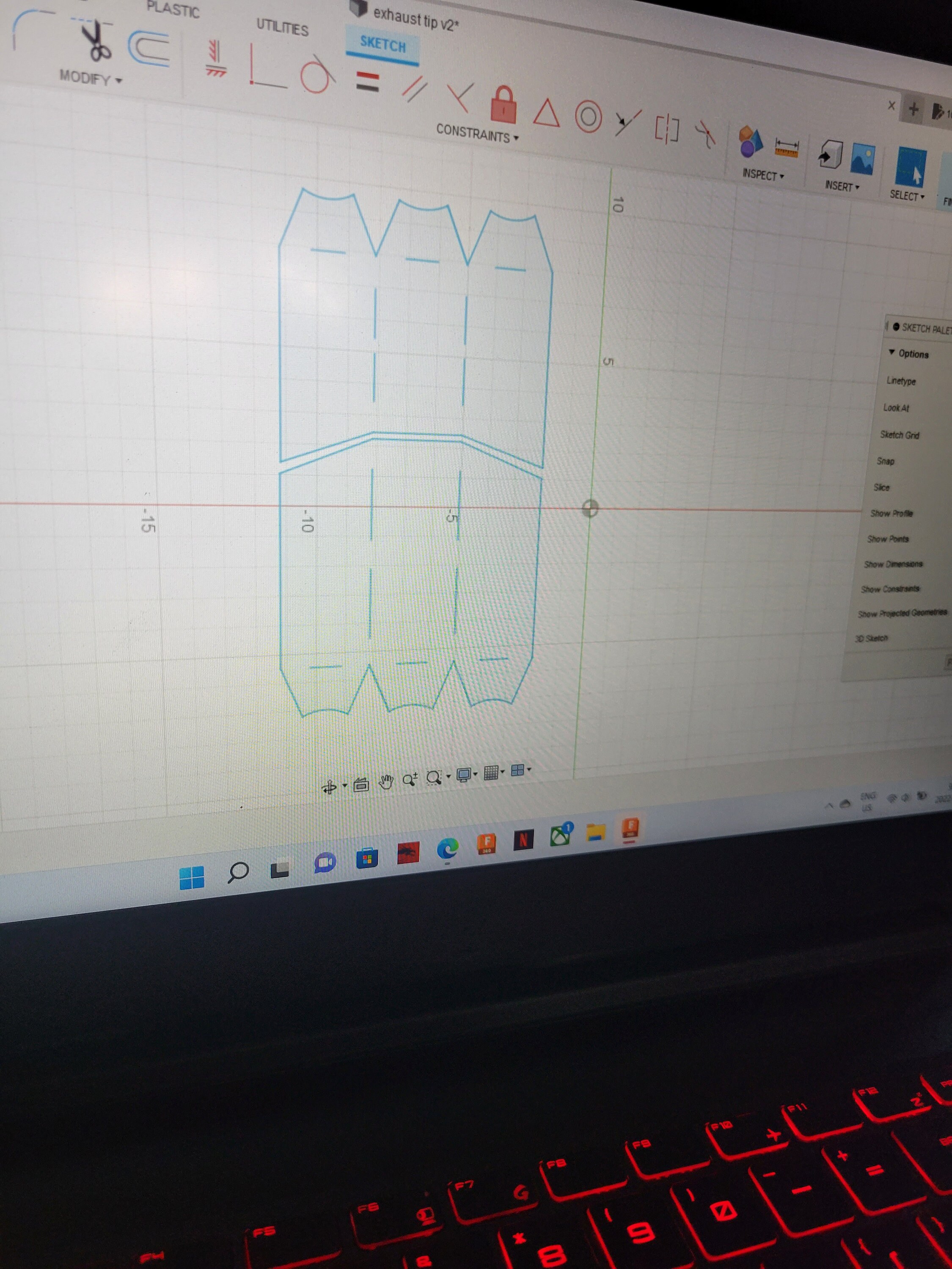 Exhaust Tip for 3pipe DXF File Etsy