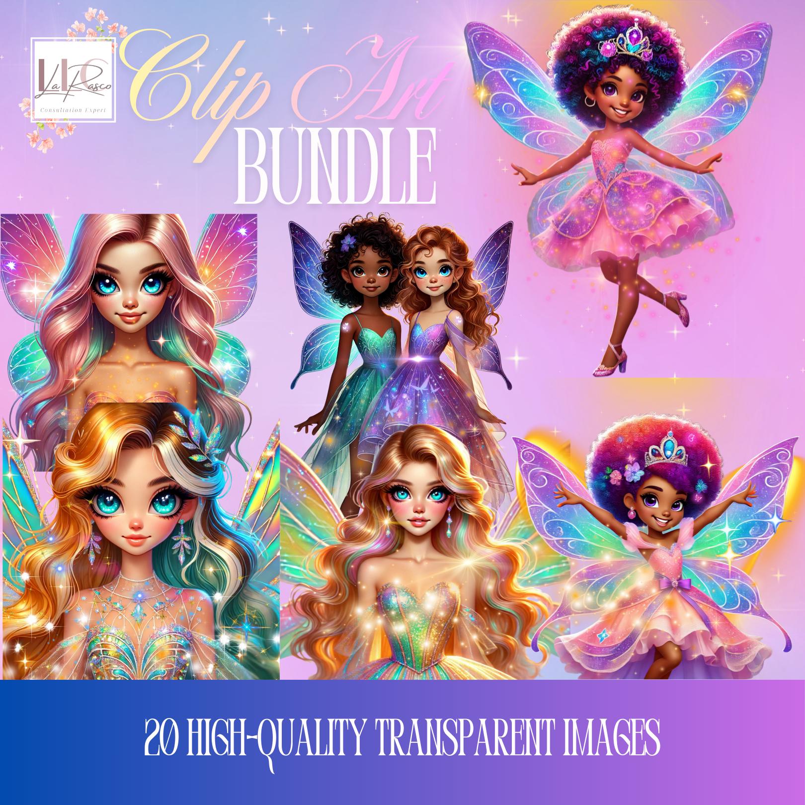 Fairy PNG Clipart Bundle: 20 Transparent Images (digital Download) - Etsy
