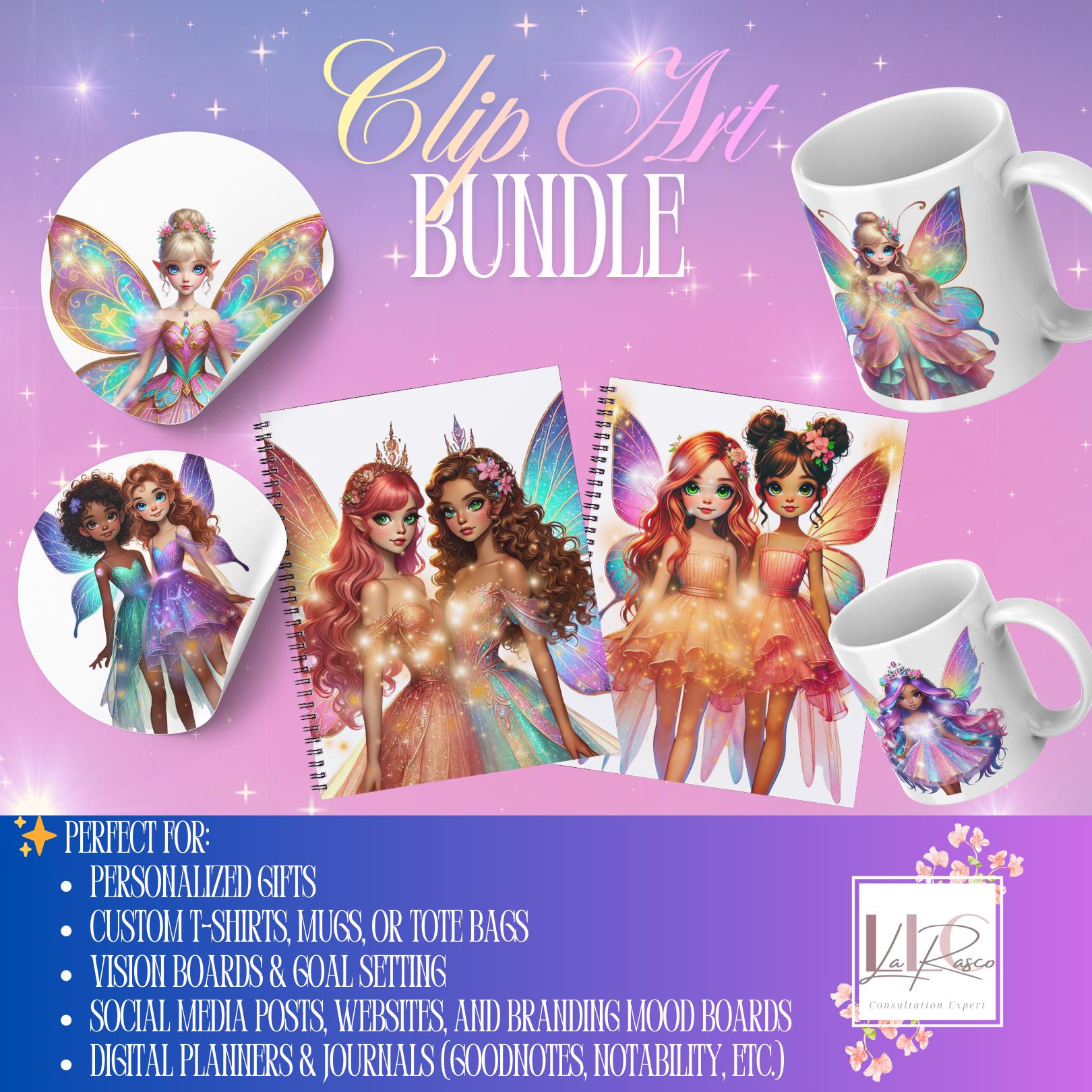 Fairy PNG Clipart Bundle: 20 Transparent Images (digital Download) - Etsy