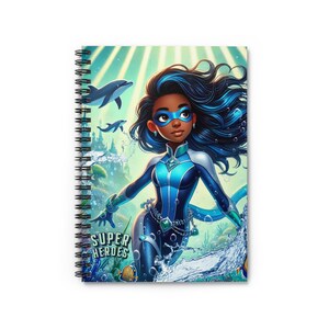 Aquatic Telepathy Spiral Notebook - Ruled Line