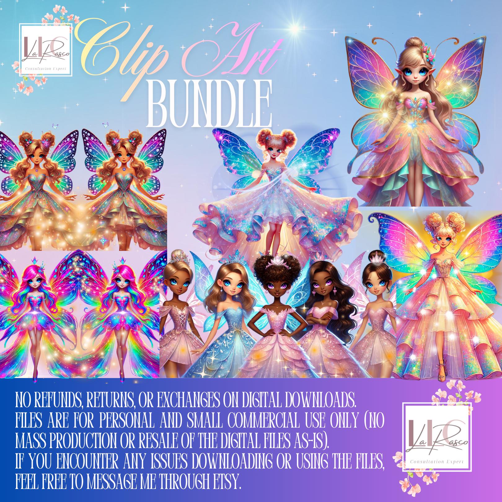Fairy PNG Clipart Bundle: 20 Transparent Images (digital Download) - Etsy