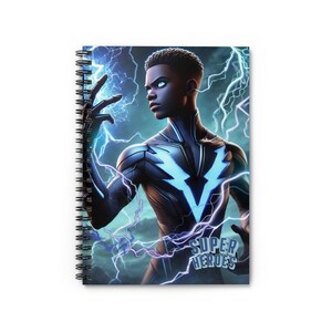 Electrokinesis Boy Spiral Notebook - Ruled Line