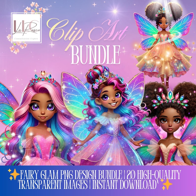Fairy PNG Clipart Bundle: 20 Transparent Images (digital Download) - Etsy