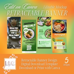 Food Promotion Retractable Banner
