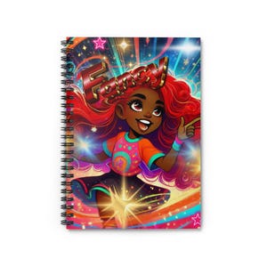 Fancy Spiral Notebook - Ruled Line