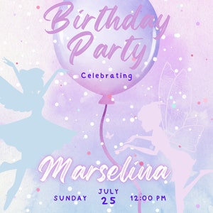 Fun Fairy Party Invitation