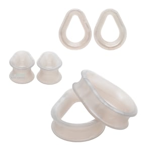 Kaos Softwear Silicone Hydra (teardrop) Eyelets - Silver