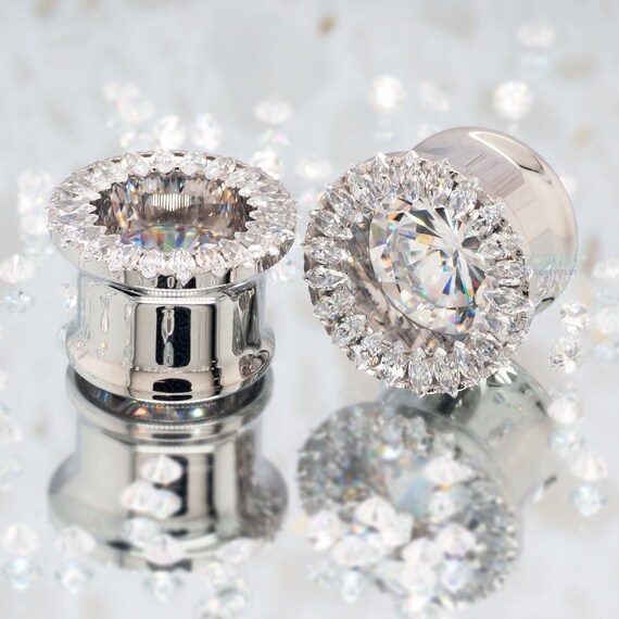 Cubic sale zirconia plugs
