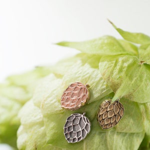 BVLA threadless: &quot;Hops&quot; Pin in Gold