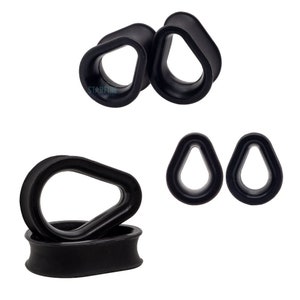 Kaos Softwear Silicone Hydra (teardrop) Eyelets - Black