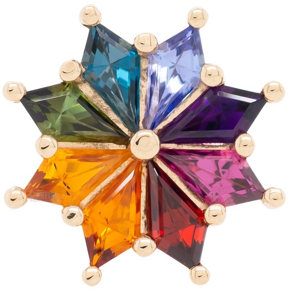 Boho Rainbows - Brass (2 Pc) - Jewelry Findings – LunarLove Design Co