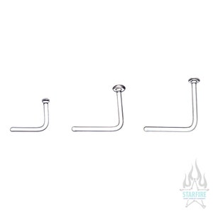 Glass Nostril Retainer - Clear