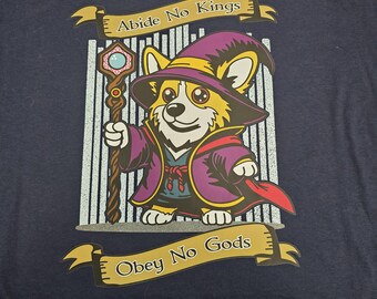 Corgi Wizard - DTF Softstyle-shirts