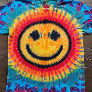 Smiley Face Tie Dye Shirt