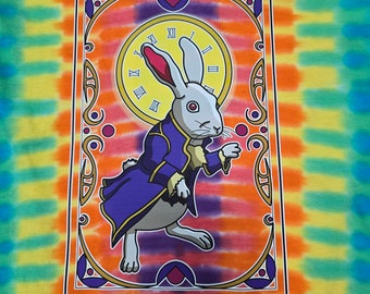 Chemise à col rond, tie-dye