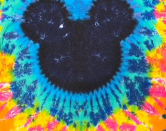 Tie-dye shirt Mouse Head