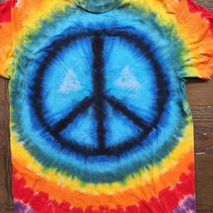 Peace Sign Tie Dye Shirt