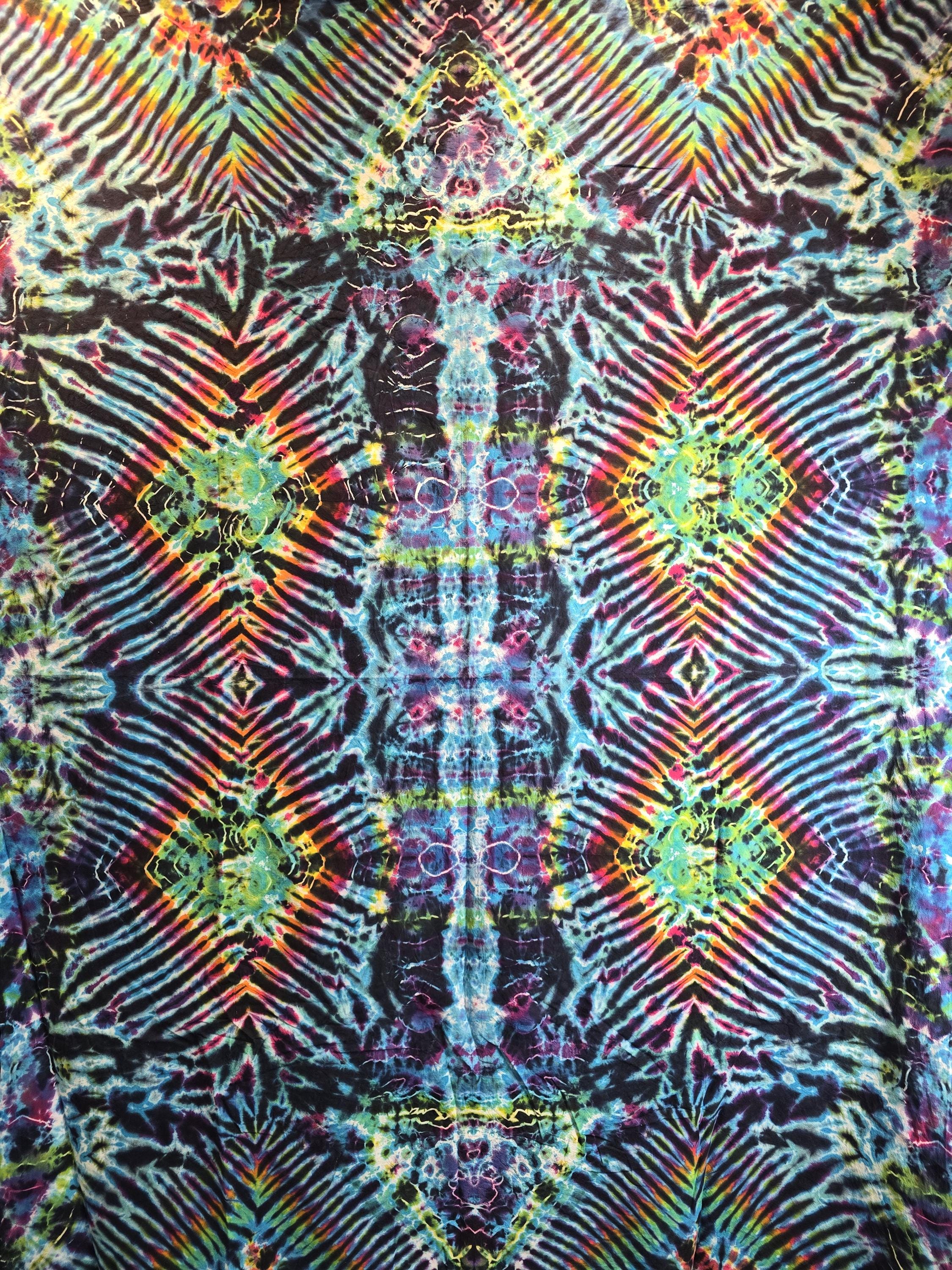 タイダイタペストリー86x96 タイダイタペストリー 58x90 - Etsy 日本