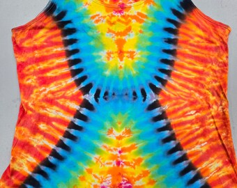 2xl tie-dye tanktop voor dames