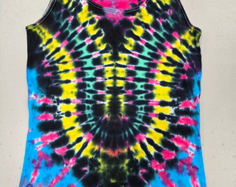 Kleine tie-dye tanktop voor dames