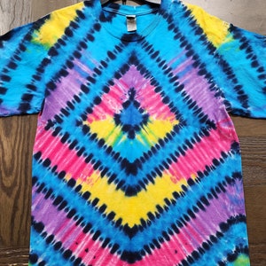 L tie dye heavy cotton shirt