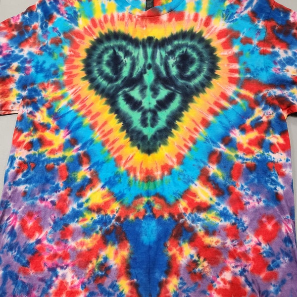 Demon Head Tie Dye Shirt - Premium Heavy Cotton Gildan Hammer