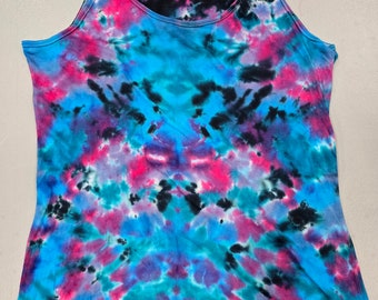 Grote tie-dye tanktop voor dames