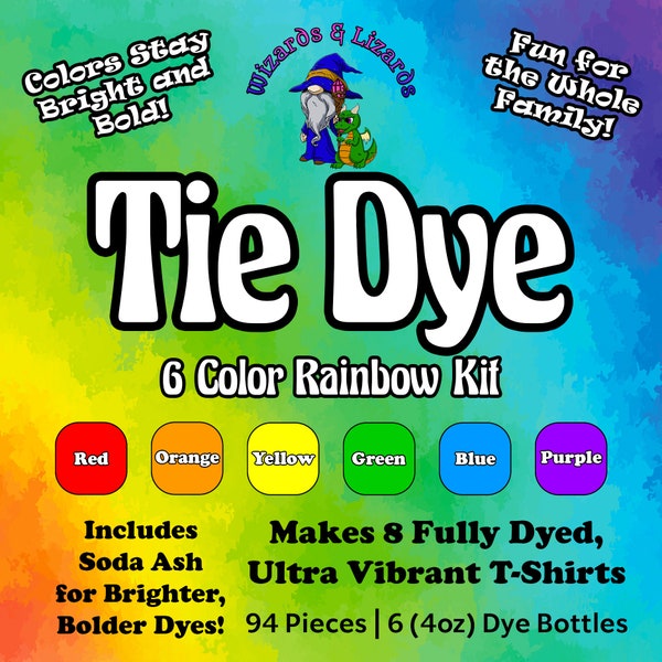 Tie Dye Kit - Professional Dyes for Recreational Dyers