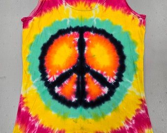 Medium tie-dye tanktop voor dames