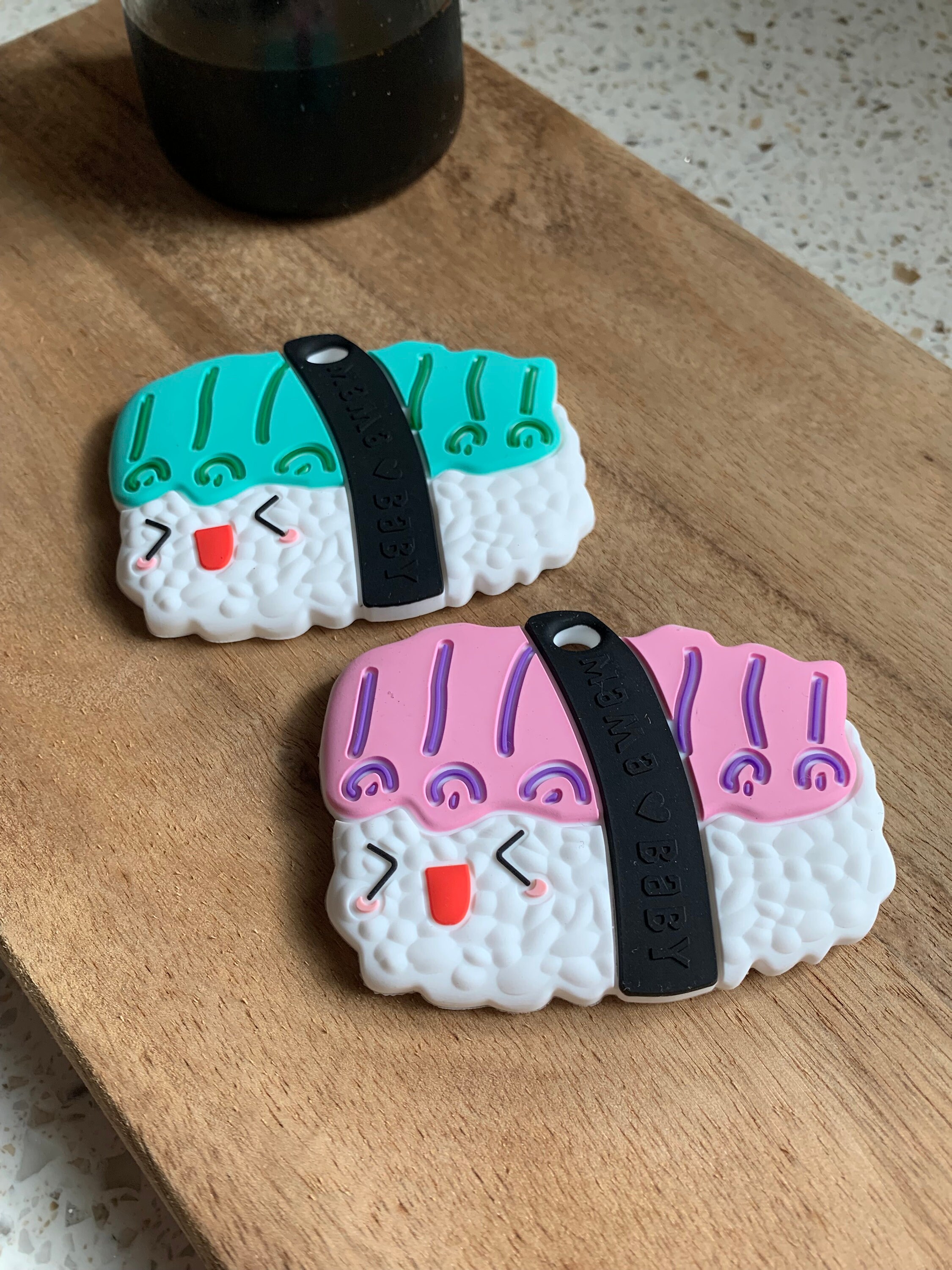 Delightful and Safe Sushi Teether Perfect for Soothing Your - Main Image