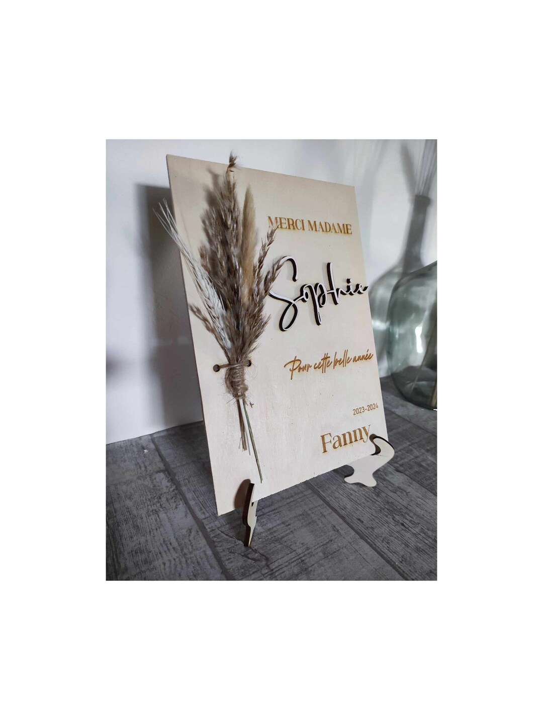Thank You Rize Panel Thank You Gift - Teacher Gift - End of Year Gift - Thank You Dried ...