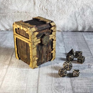 Houten deckbox - Opbergdoos voor speelkaarten - Houten box voor Keltische kaarten