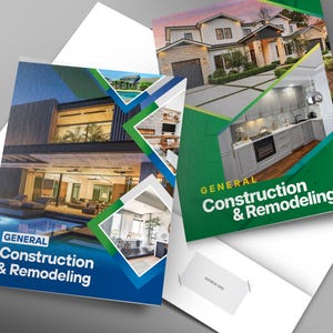 Presentation Folder Construction and Remodeling Contractors (2 versions)