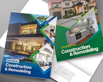 Presentation Folder Construction and Remodeling Contractors (2 versions)