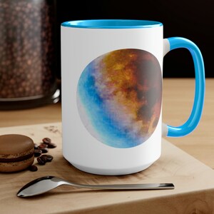 15oz - Two-Tone 2021 Lunar Eclipse Moon Coffee Mug